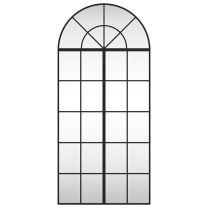 Wandspiegel Boog Ijzer Zwart 60 x 130 cm