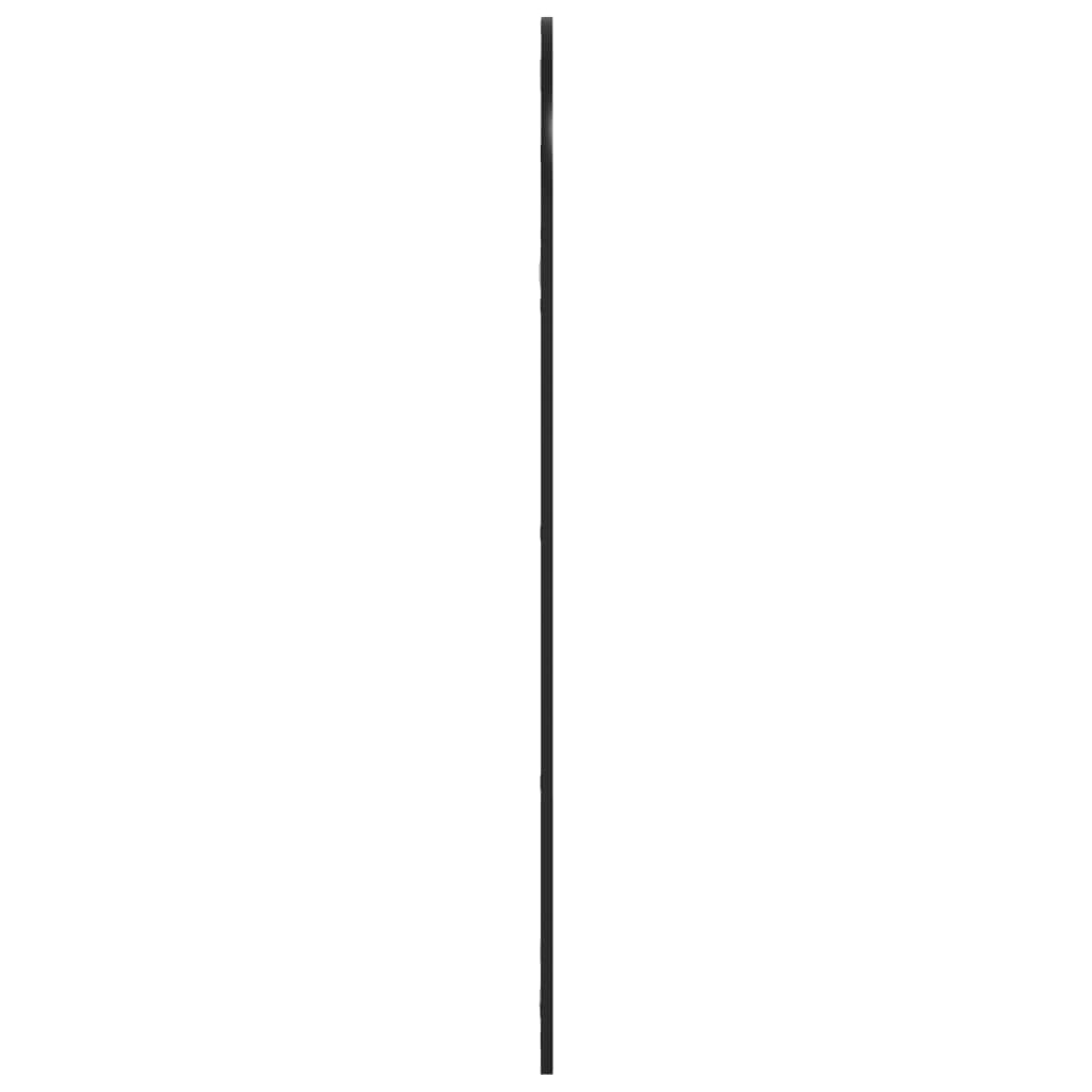 Wandspiegel Boog Ijzer Zwart 60 x 130 cm