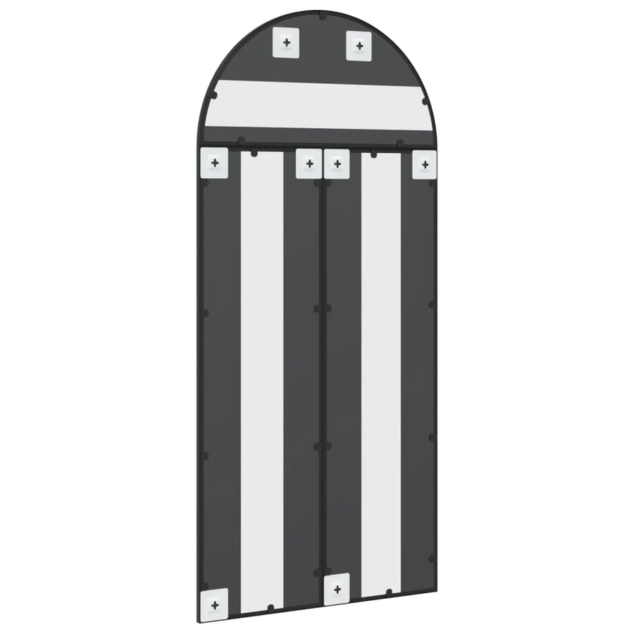 Wandspiegel Boog Ijzer Zwart 60 x 130 cm