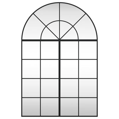 Wandspiegel Boog 80X120 Cm Ijzer Zwart