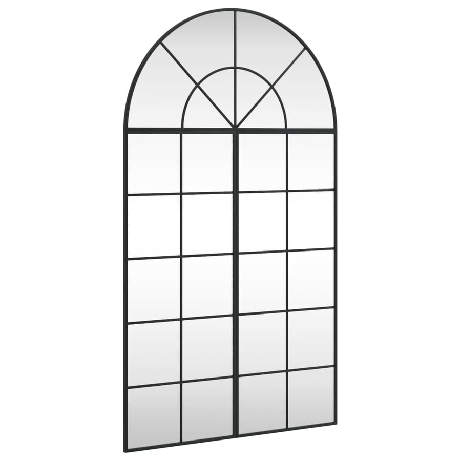 Wandspiegel Boog Ijzer Zwart 80 x 140 cm