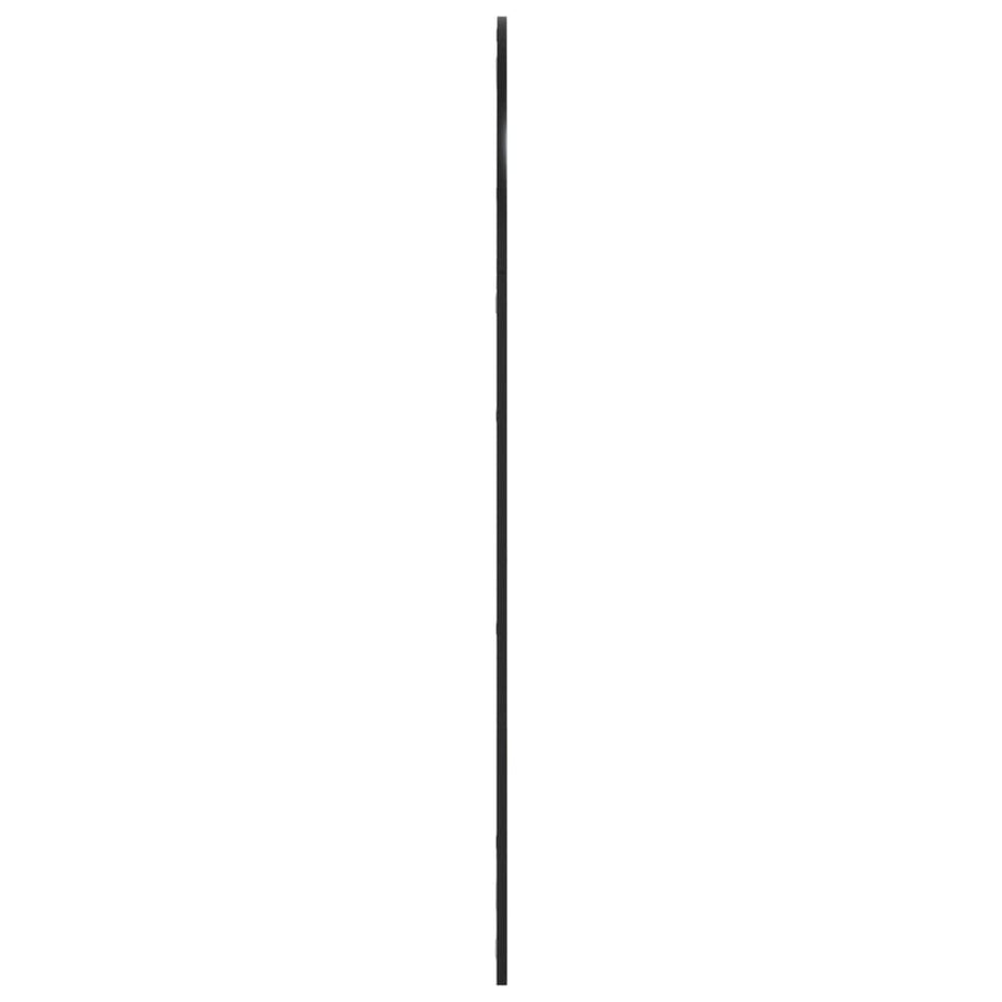Wandspiegel Boog Ijzer Zwart 80 x 140 cm