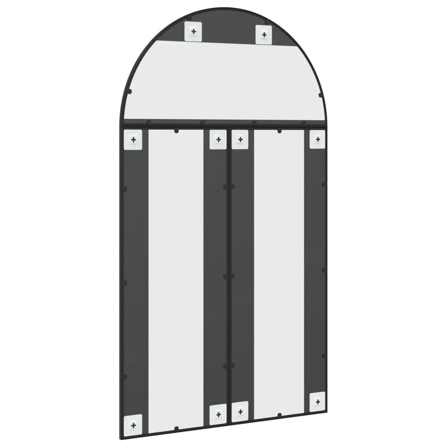 Wandspiegel Boog Ijzer Zwart 80 x 140 cm