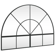 Wandspiegel Boog Ijzer Zwart 100 x 70 cm