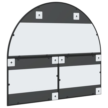 Wandspiegel Boog 100X90 Cm Ijzer Zwart