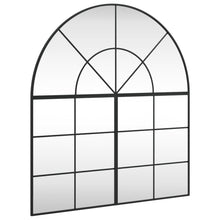 Wandspiegel Boog 100X110 Cm Ijzer Zwart