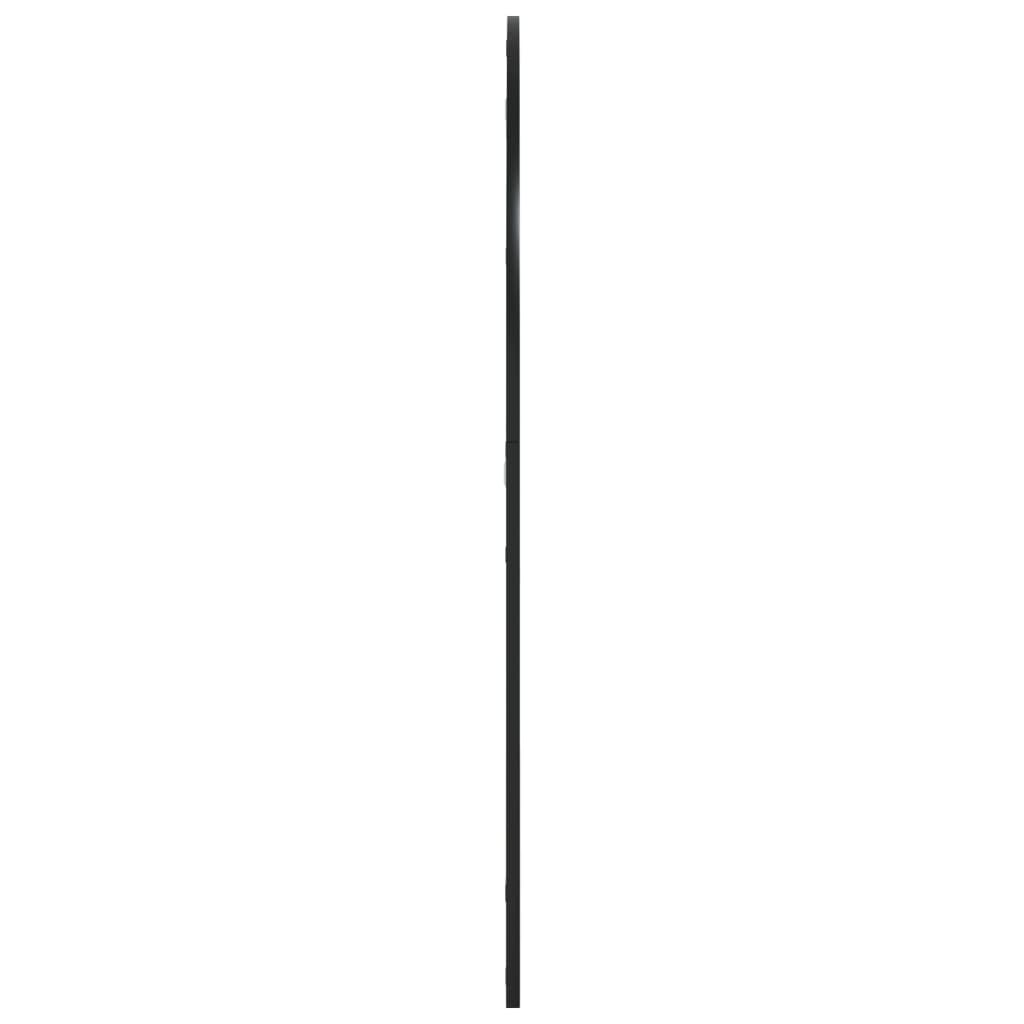 Wandspiegel Boog 100X110 Cm Ijzer Zwart