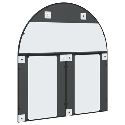 Wandspiegel Boog 100X110 Cm Ijzer Zwart