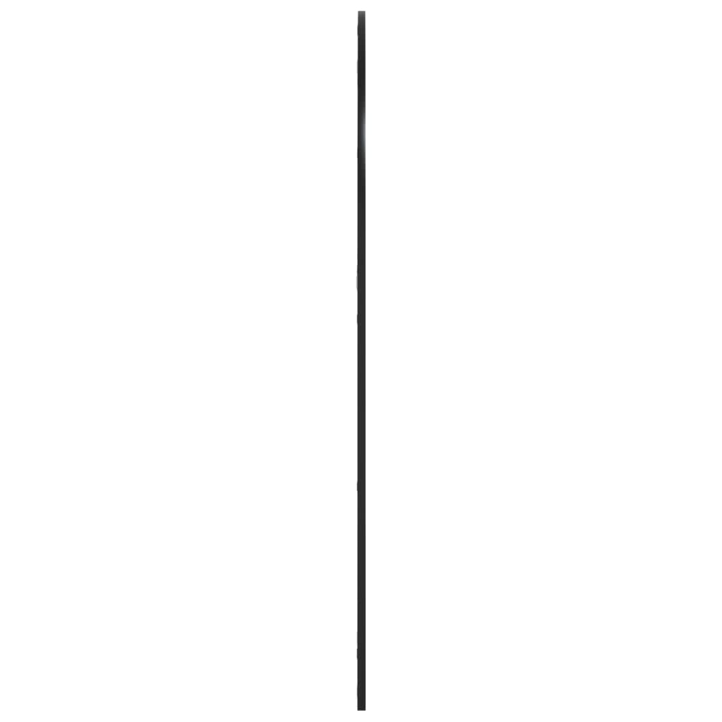 Wandspiegel Boog Ijzer Zwart 100 x 130 cm