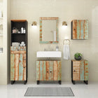 5-Piece Bathroom Furniture Set Solid Reclaimed Wood