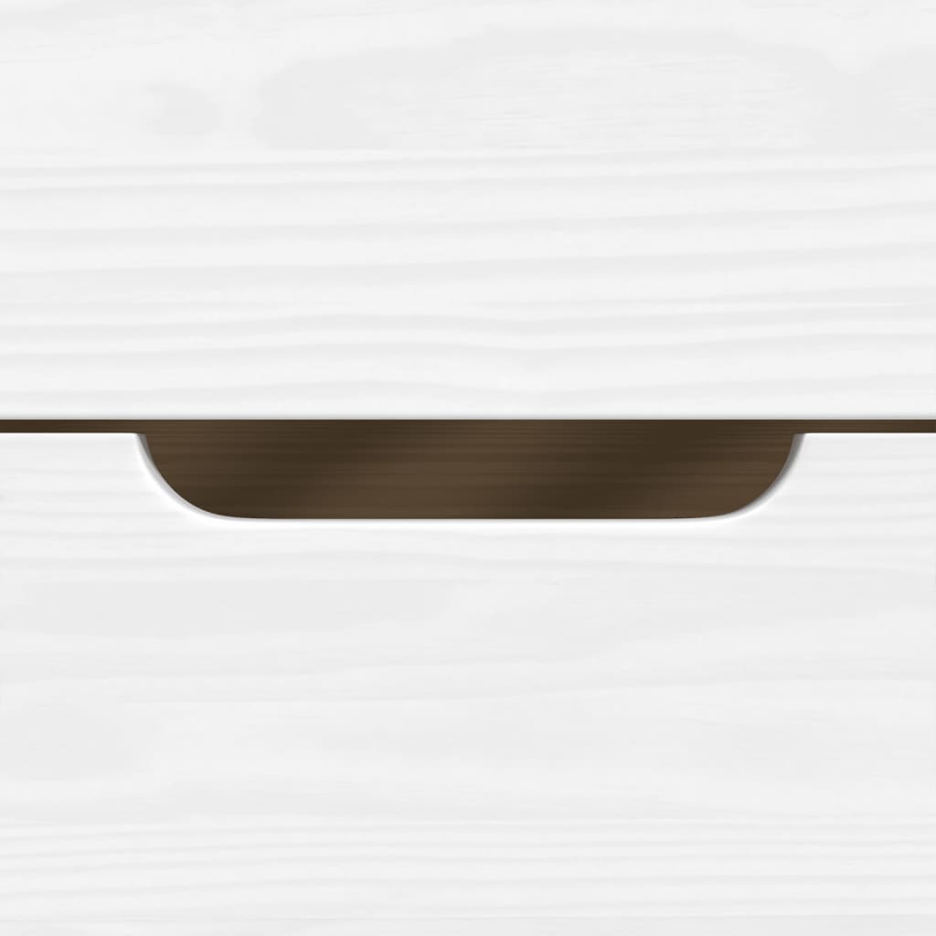 Slaapbank Met 2 Lades Irun 90X200 Cm Massief Grenenhout Wit