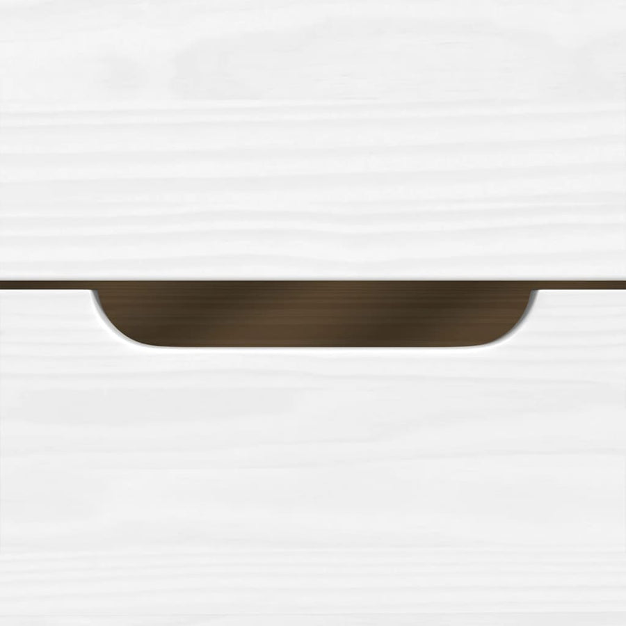 Slaapbank Met 3 Lades Irun 90X200 Cm Massief Grenenhout Wit
