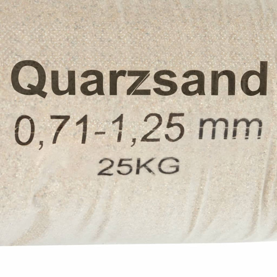 Filterzand 25 Kg 0,71-1,25 Mm