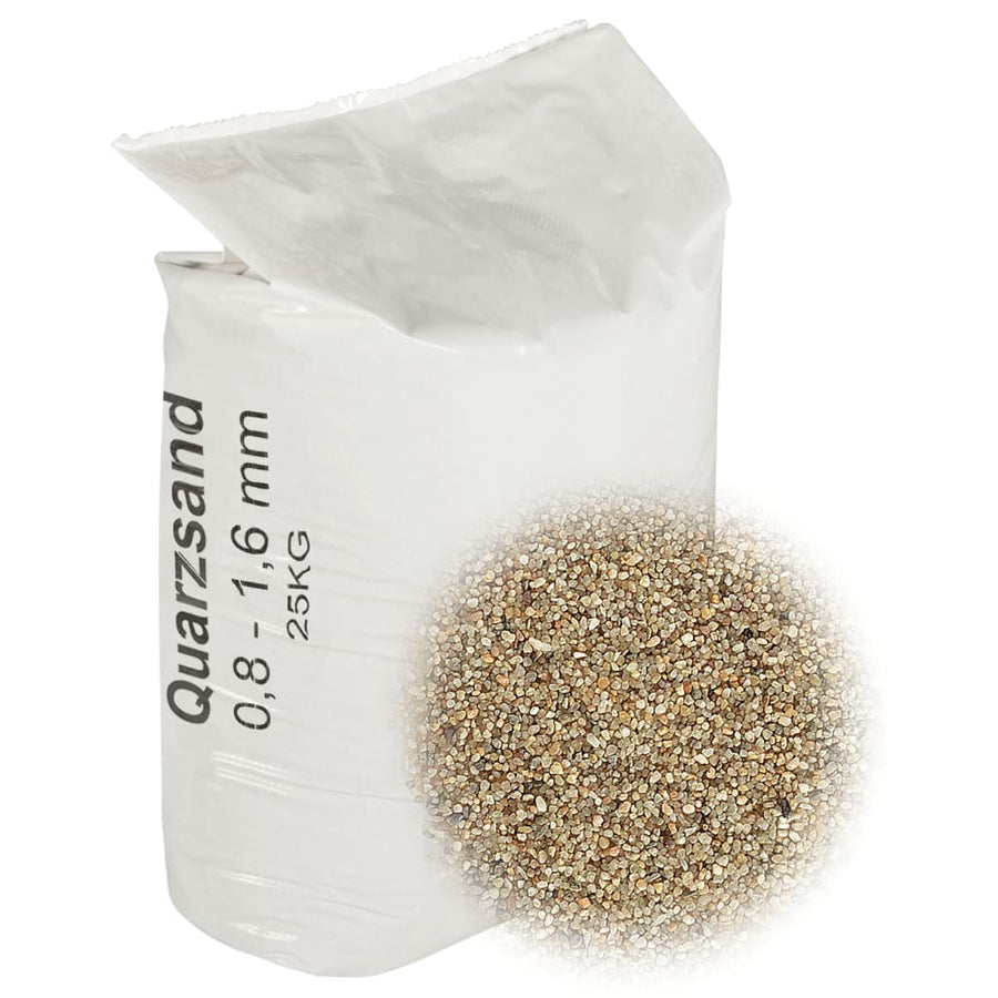 Filterzand 25 Kg 0,8-1,6 Mm