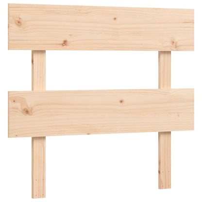 Seniorenbed Met Hoofdbord Massief Hout 90 x 190 cm Naturel