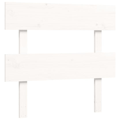 Seniorenbed Met Hoofdbord Massief Hout Wit