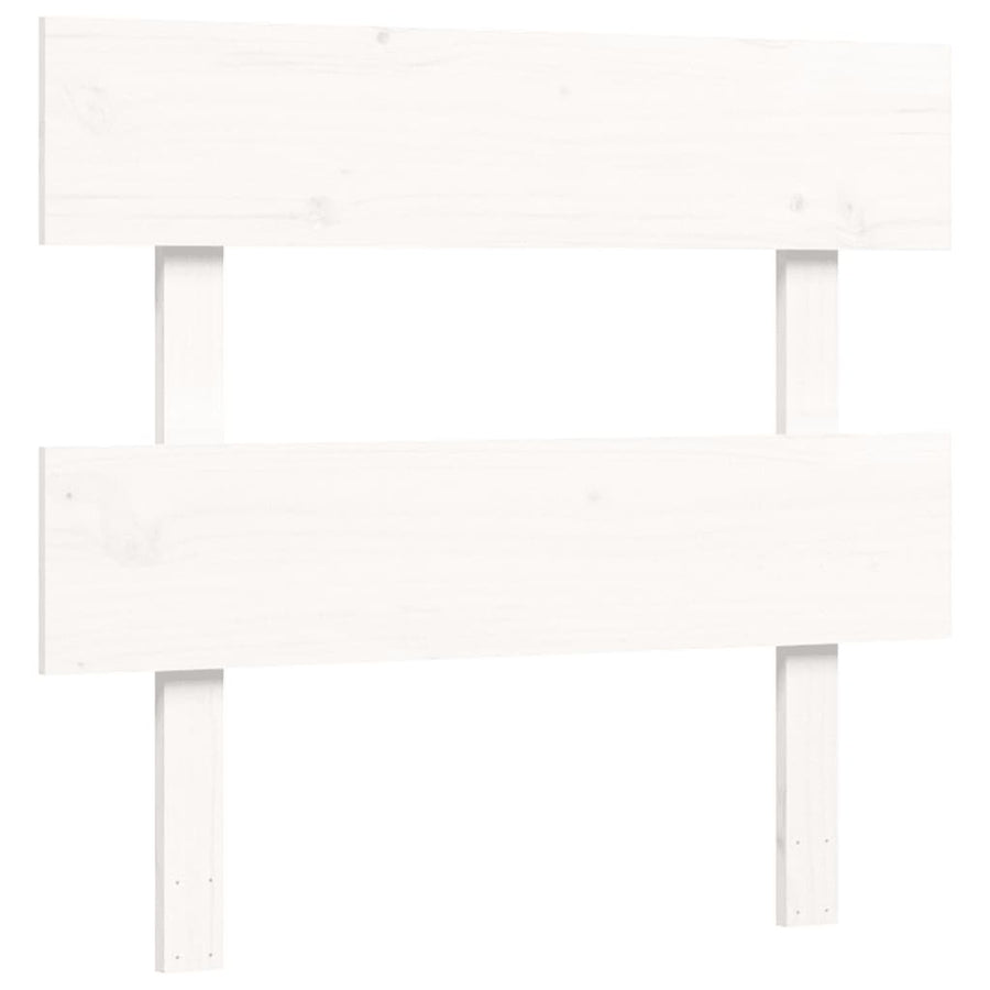 Seniorenbed Met Hoofdbord Massief Hout Wit