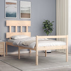 Seniorenbed massief grenenhout 195x95 cm