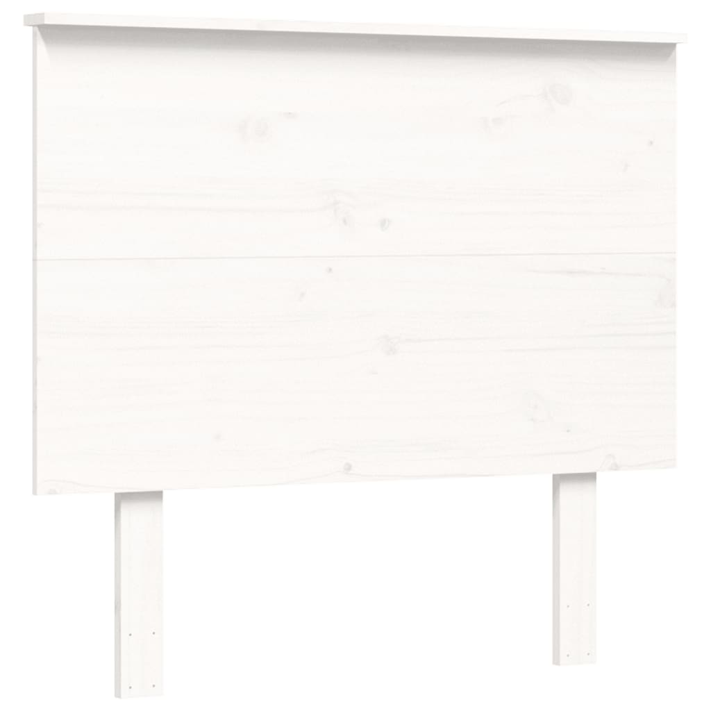 Seniorenbed Met Hoofdbord Massief Hout Wit