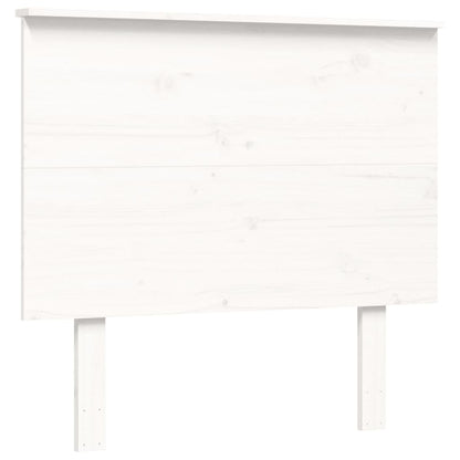 Seniorenbed Met Hoofdbord Massief Hout Wit