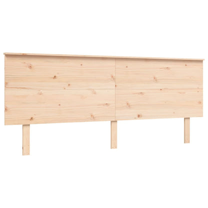 Seniorenbed Met Hoofdbord Massief Hout 180 x 200 cm Naturel