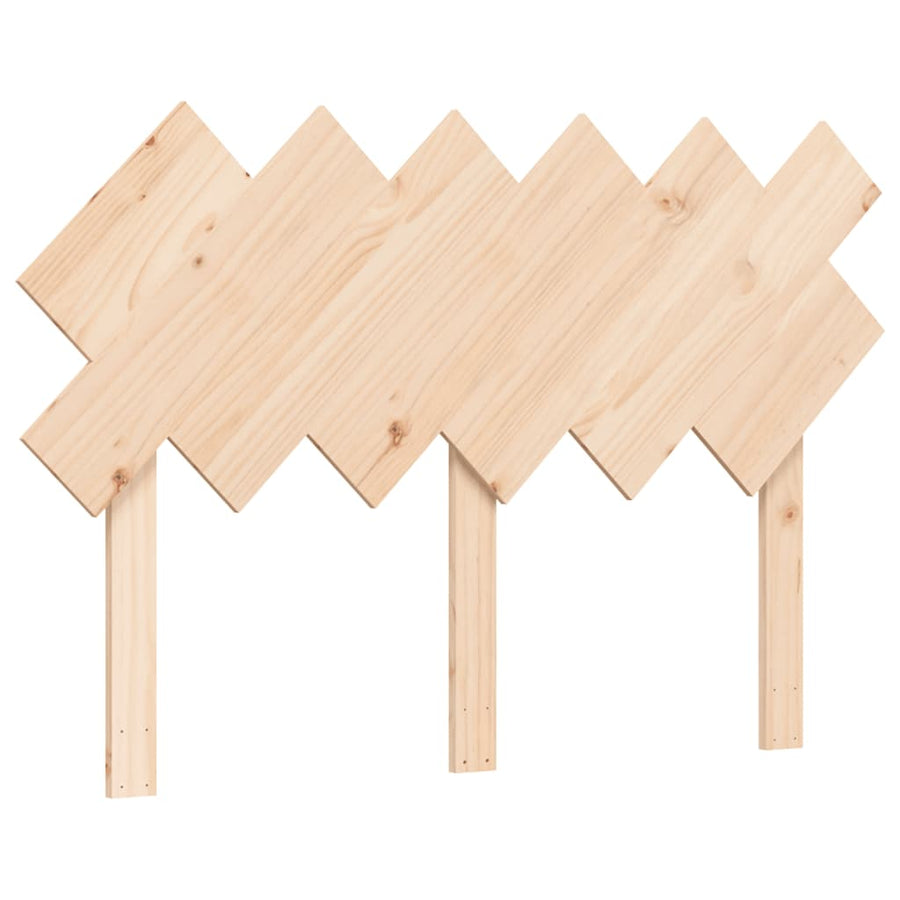 Seniorenbed Met Hoofdbord Massief Hout 120 x 190 cm Naturel