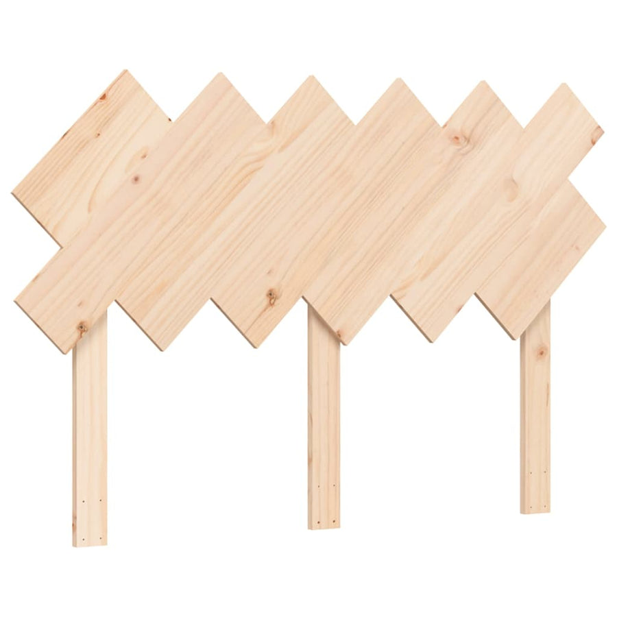 Seniorenbed Met Hoofdbord Massief Hout Double 135 x 190 cm Naturel