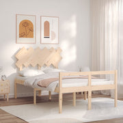 Seniorenbed massief grenenhout 135x190 cm