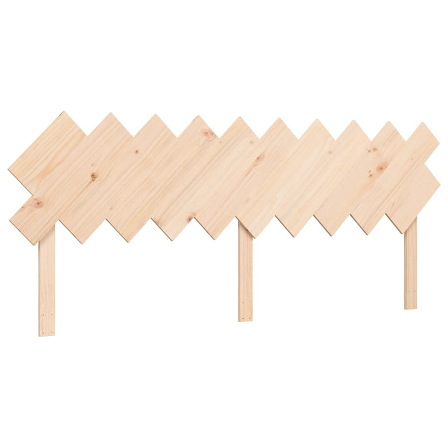 Seniorenbed Met Hoofdbord Massief Hout 200 x 200 cm Naturel