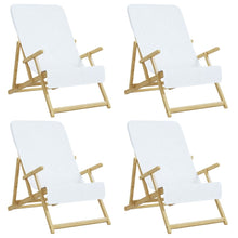 Strandhanddoeken 00 G/M² Stof 4 60 x 135 cm Wit
