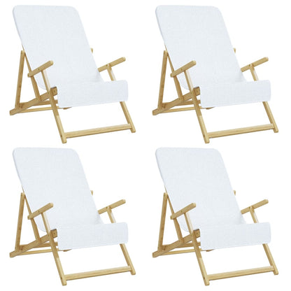 Strandhanddoeken 00 G/M² Stof 4 60 x 135 cm Wit