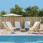 Beach towels 6 pcs 400 gsm 60x135 cm cotton white