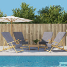 Strandhanddoeken 4 st 60x135 cm antraciet