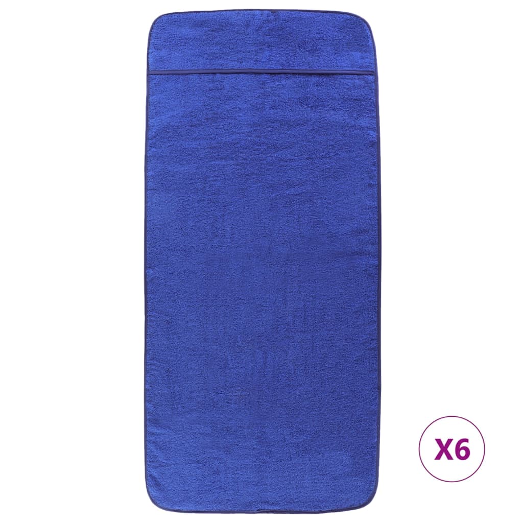 Strandhanddoeken 400 G/M² Stof Konings 6 60 x 135 cm Blauw