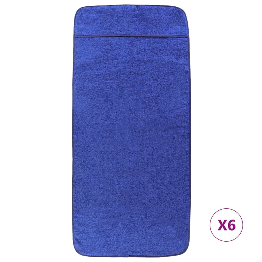 Strandhanddoeken 400 G/M² Stof Konings 6 60 x 135 cm Blauw