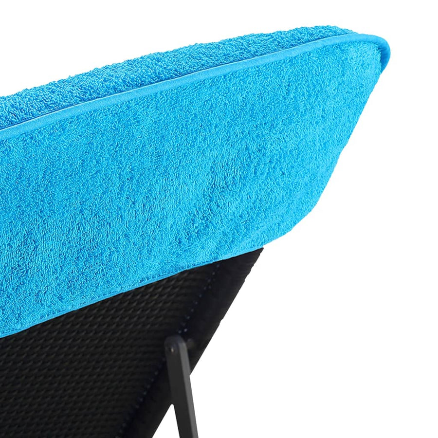 Strandhanddoeken 4 St 400 G/M² 60X135 Cm Stof Turquoise