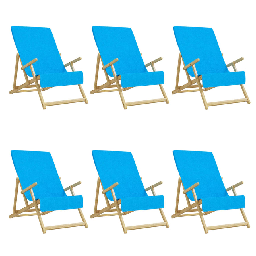 Strandhanddoeken 400 G/M² Stof 6 60 x 135 cm Turquoise