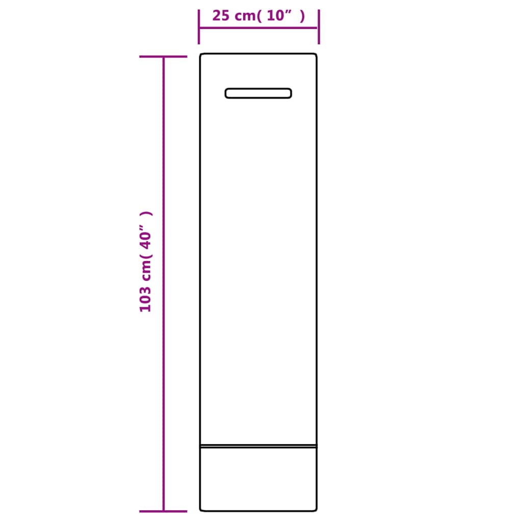 Zandzakken 103X25 Cm Hdpe Donkergroen 100