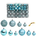 Kerstballen 3/4/6 Cm Turquoise