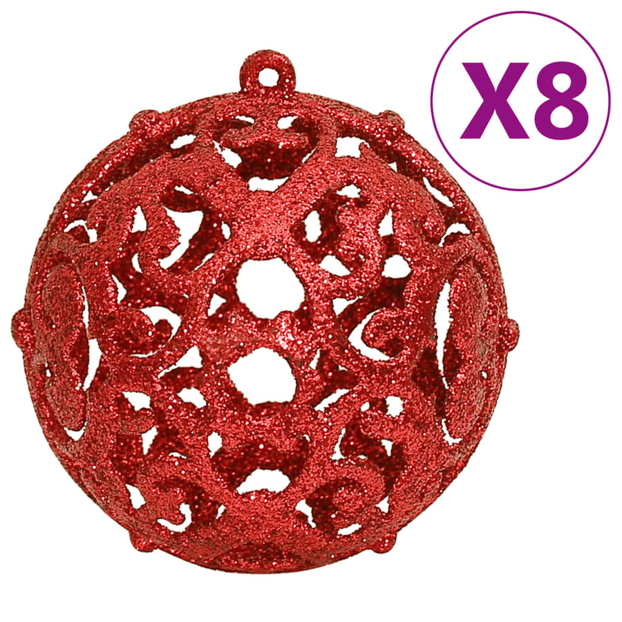 111-Delige Kerstballenset Polystyreen Rood