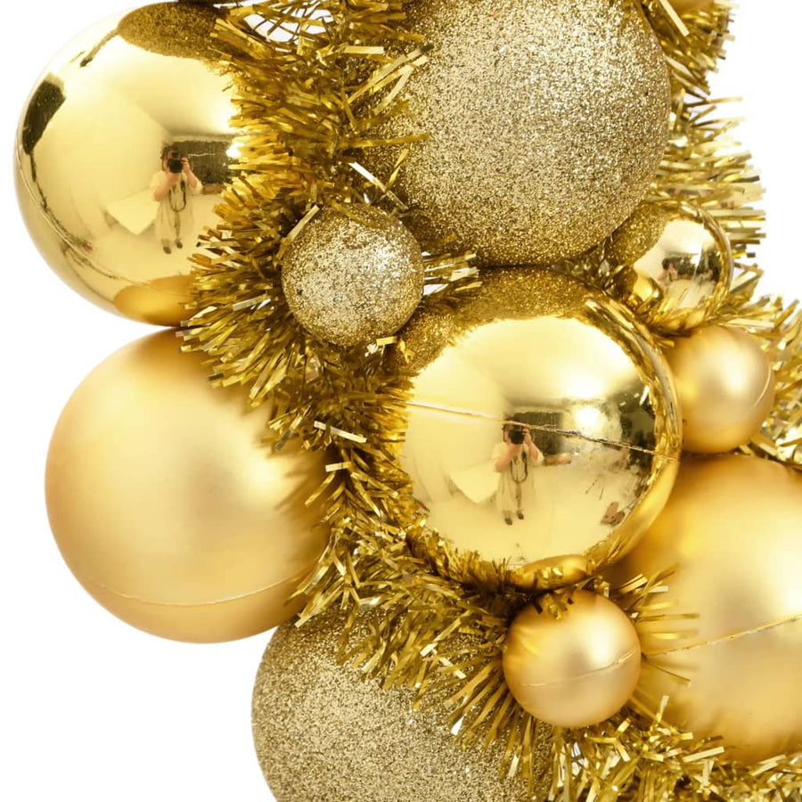 Kerstkrans 45 Cm Polystyreen Goudkleurig