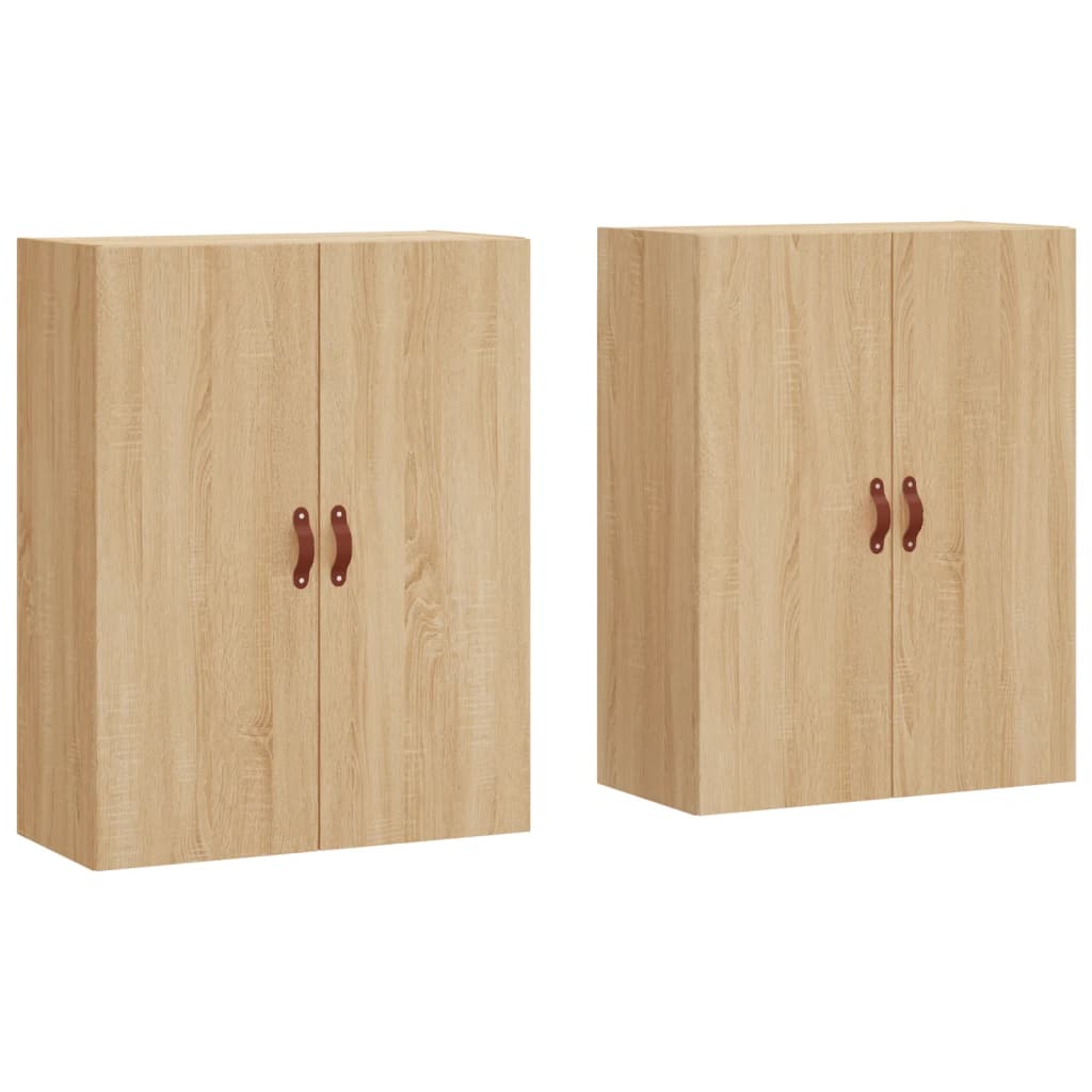 Hangkasten 69,5X34X90 Cm Kleurig 2 Sonoma eiken