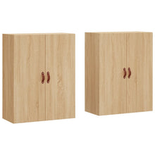 Hangkasten 69,5X34X90 Cm Kleurig 2 Sonoma eiken