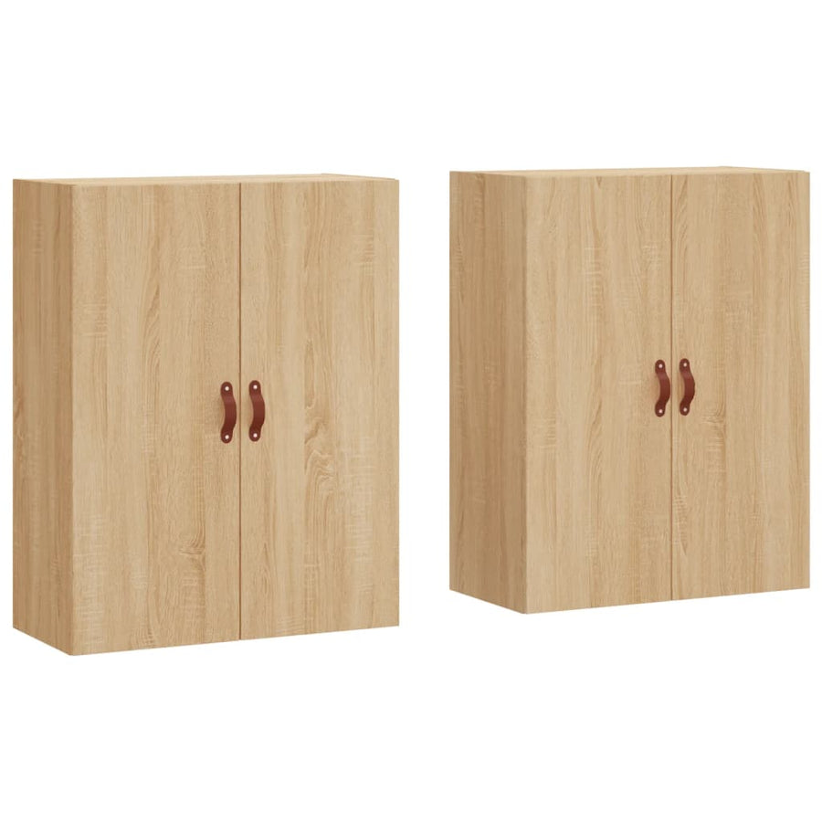 Hangkasten 69,5X34X90 Cm Kleurig 2 Sonoma eiken