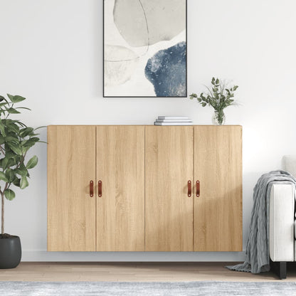Hangkasten 69,5X34X90 Cm Kleurig 2 Sonoma eiken