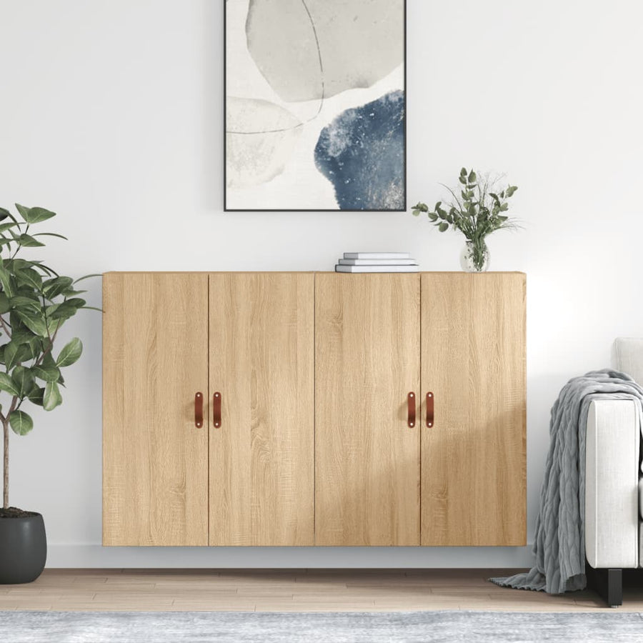 Hangkasten 69,5X34X90 Cm Kleurig 2 Sonoma eiken