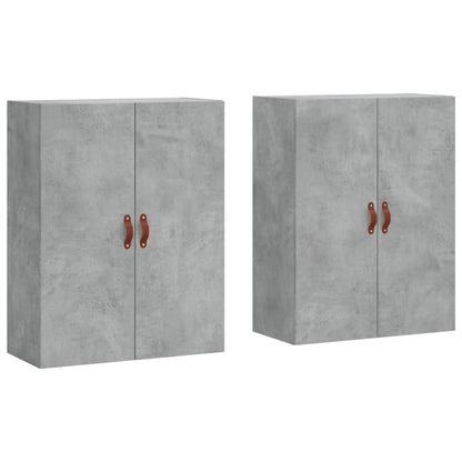 Hangkasten 2 St 69,5X34X90 Cm Betongrijs
