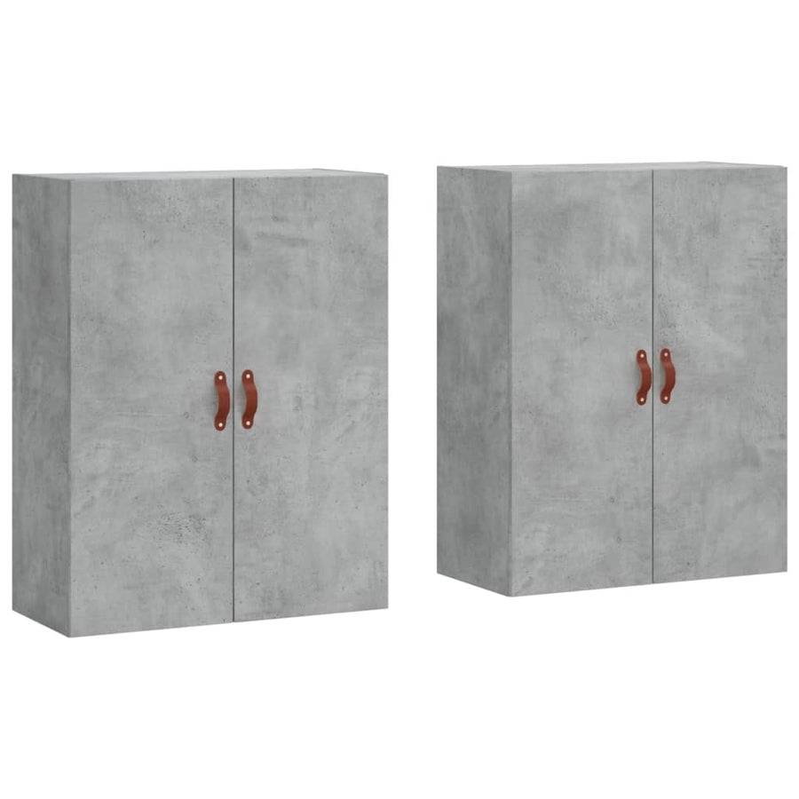 Hangkasten 2 St 69,5X34X90 Cm Betongrijs