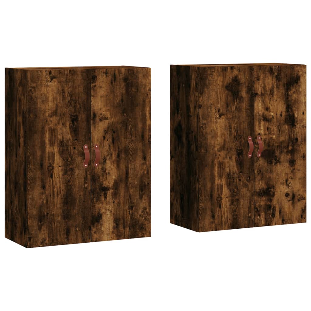 Hangkasten 69,5X34X90 Cm Kleurig 2 Gerookt eiken