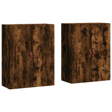 Hangkasten 69,5X34X90 Cm Kleurig 2 Gerookt eiken